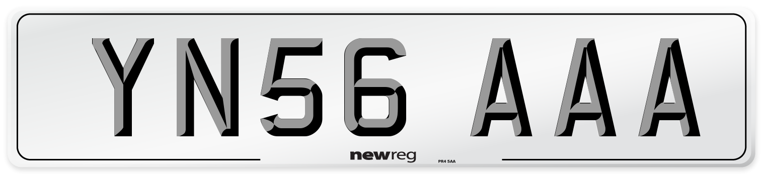 YN56 AAA Number Plate from New Reg